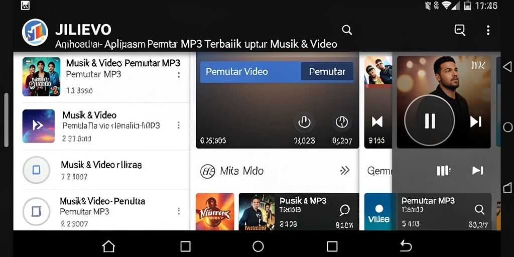 Antarmuka JILIEVO yang menarik dan fungsional.