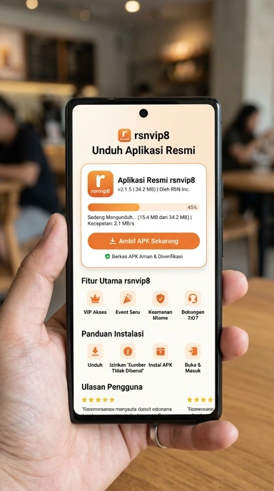 Tampilan halaman APK rsnvip8