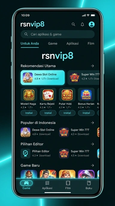 Tampilan katalog aplikasi rsnvip8